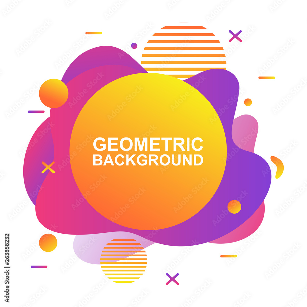Abstract Modern Dynamical Gradient Colored Liquid Fluid Shape Banner Frame Abstract Modern Dynamical Gradient Colored Liquid Fluid Shape Banner Frame