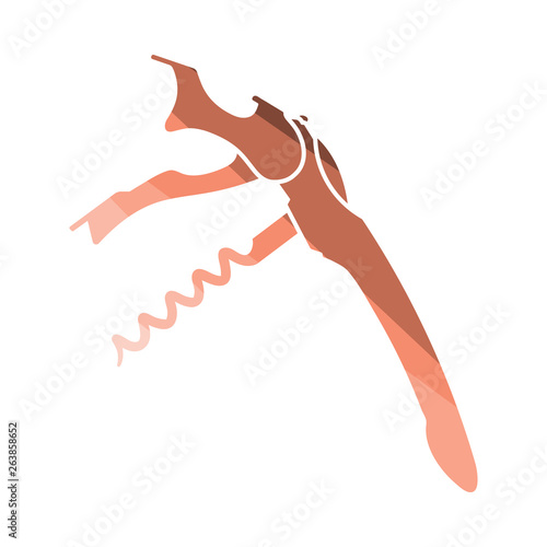 Waiter corkscrew icon