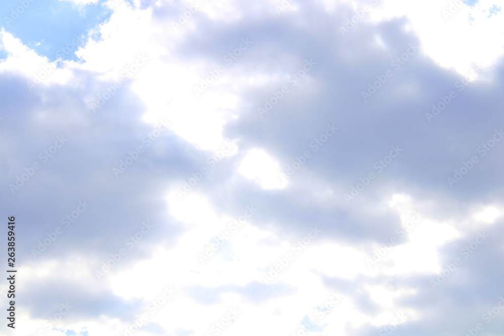 Obraz premium blue sky with white clouds