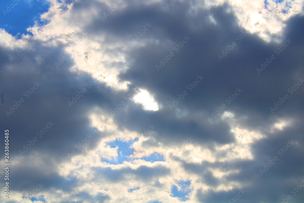 Fototapeta premium blue sky with clouds