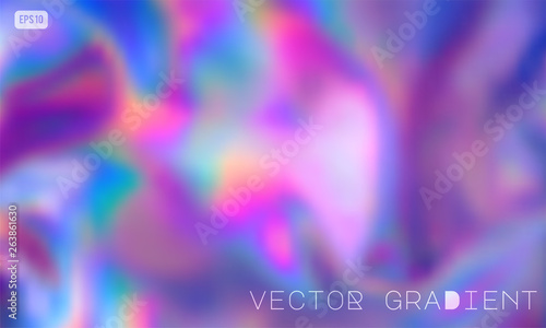 Abstract Modern pastel colored holographic vector gradient background in 80s style. Synthwave. Vaporwave style. Retrowave, retro futurism, webpunk