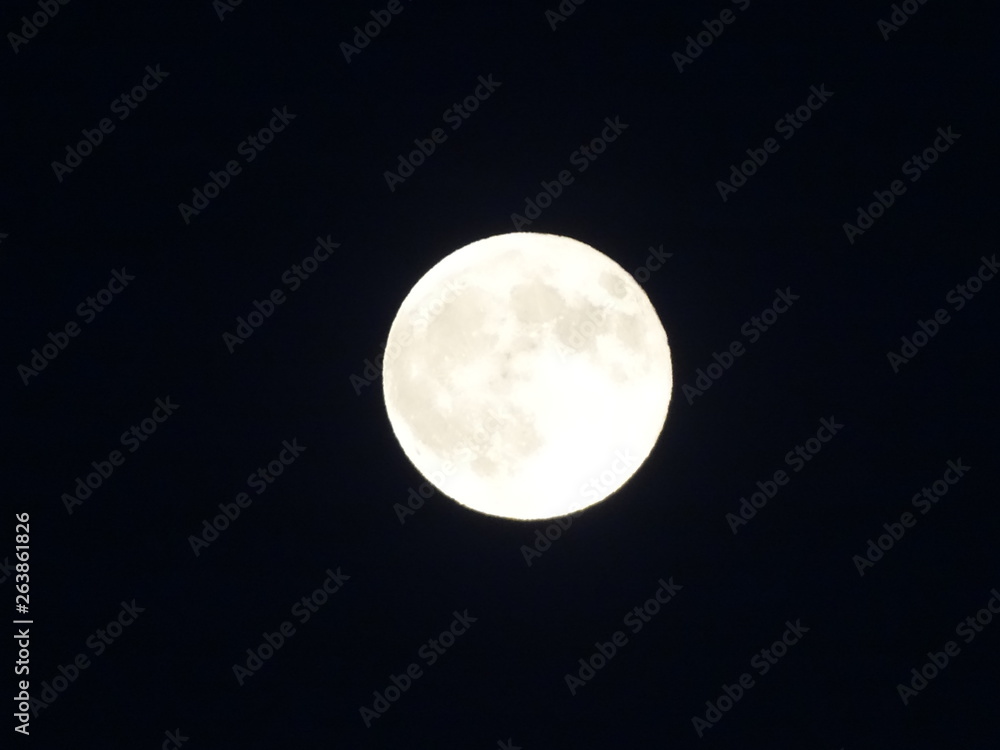 Fototapeta premium full moon in the night sky