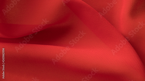 Red Cloth Waves Background Texture
