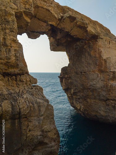 The arch of Wied il-Mielah in Gozo, Malta © Karina Movsesyan
