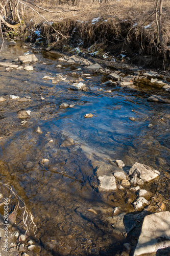 small river with a rocky bottom