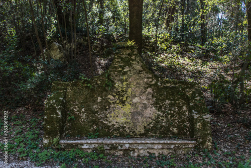 At a Park near an Abandoned Villa in Southern Italy