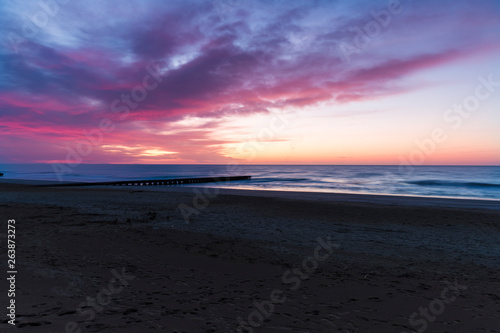 Jesolo beach in Italy