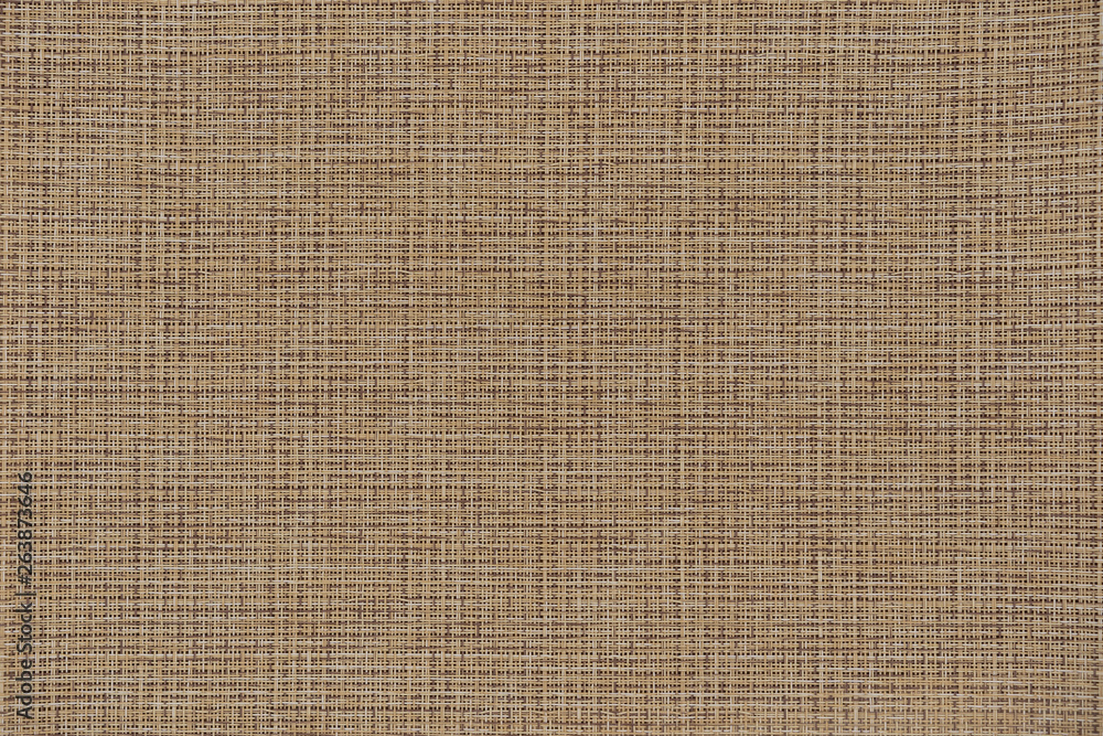 Fototapeta premium Burlap woven texture seamless. jute background close up macro
