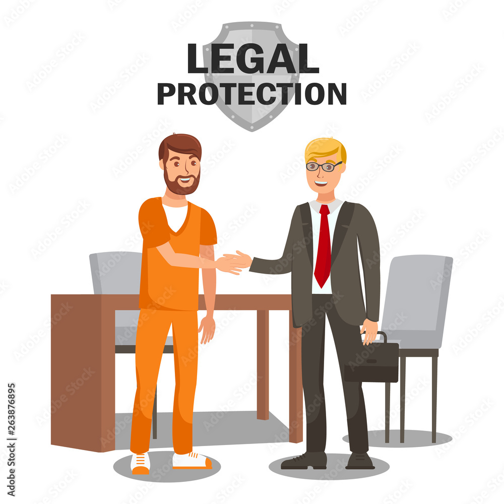Legal Protection Services Flat Banner Template Legal Protection Services Flat Banner Template