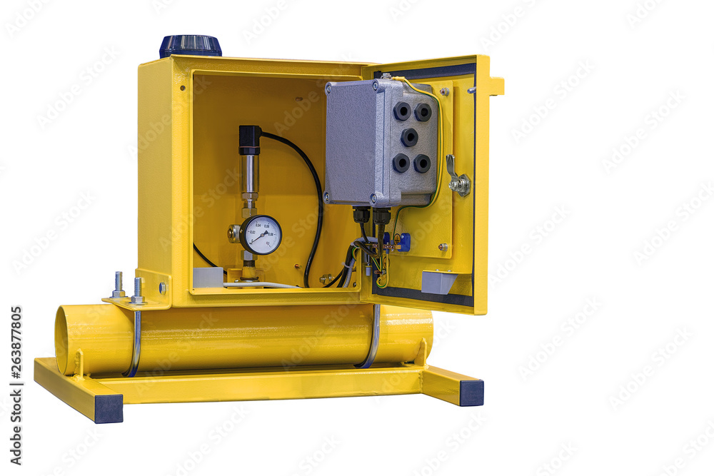 modern industrial high-precision device for remote monitoring of gas parameters in the pipe