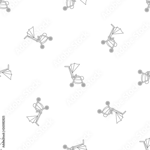 Buggy pattern seamless vector repeat geometric for any web design