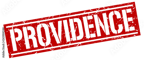 Providence red square stamp