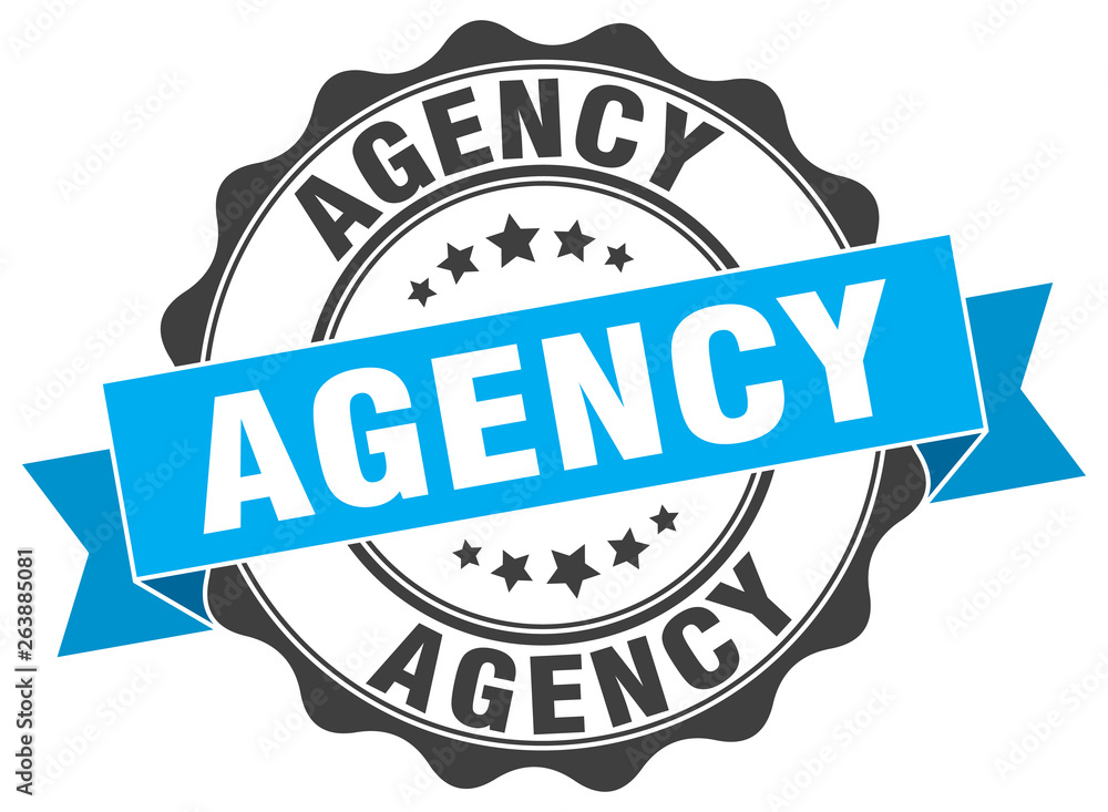 Fototapeta premium agency stamp. sign. seal