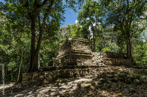 Muyil archaeological site in Quintana Roo  Mexico
