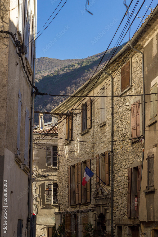 Street in the south of France