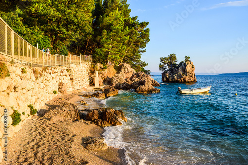 Brela rock, Croatia.