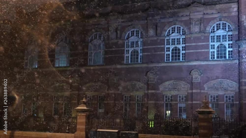 London Winter Snowing East Ham London Winter Snowing East Ham