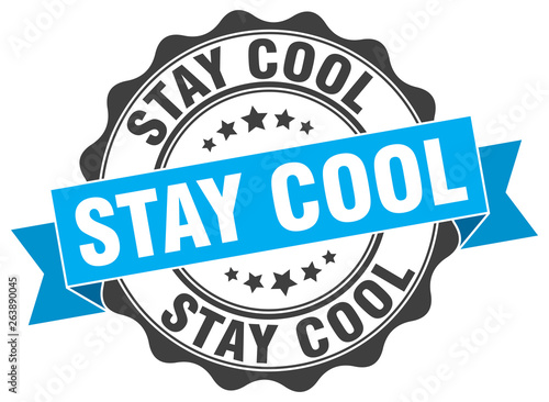 stay cool stamp. sign. seal