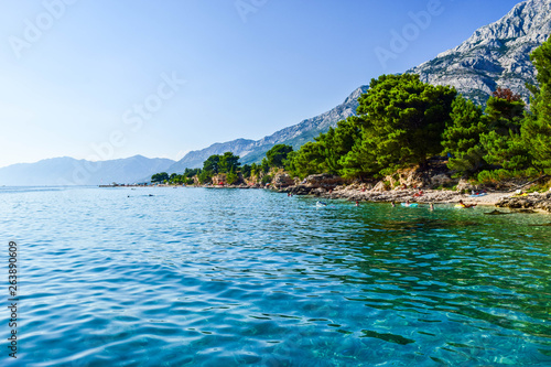Baska Pole beach, Croatia.