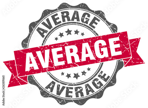 average stamp. sign. seal