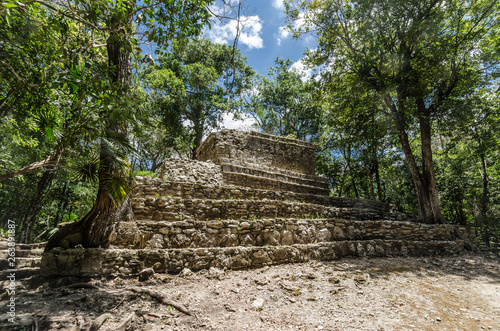 Muyil archaeological site in Quintana Roo  Mexico