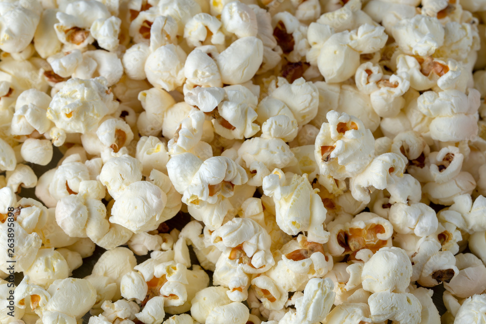 Popcorn close up macro texture pattern Popcorn close up macro texture pattern