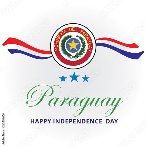 Wallpaper Mural paraguay independence day logo design vector Torontodigital.ca