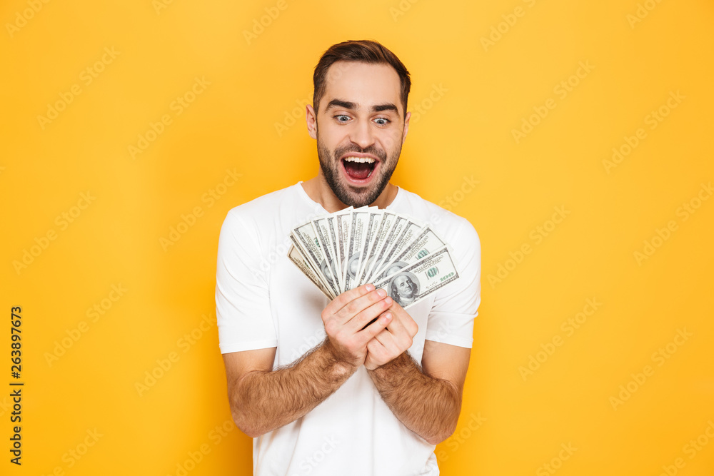 Portrait of a cheerful young man standing Portrait of a cheerful young man standing