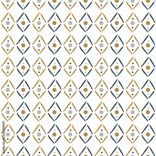 Simple monotone rhombuses geometric seamless pattern texture.