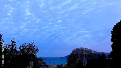 Astoria Oregon Snow in March of 2019 time lapse photo