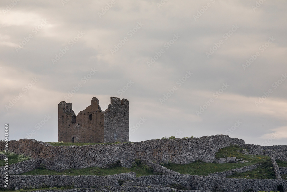 Burgruine auf Inish Oirr - Irland