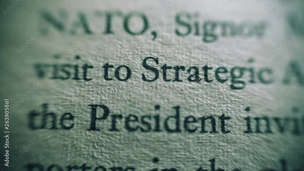Classified document intelligence report focus on president and NATO Classified document intelligence report focus on president and NATO