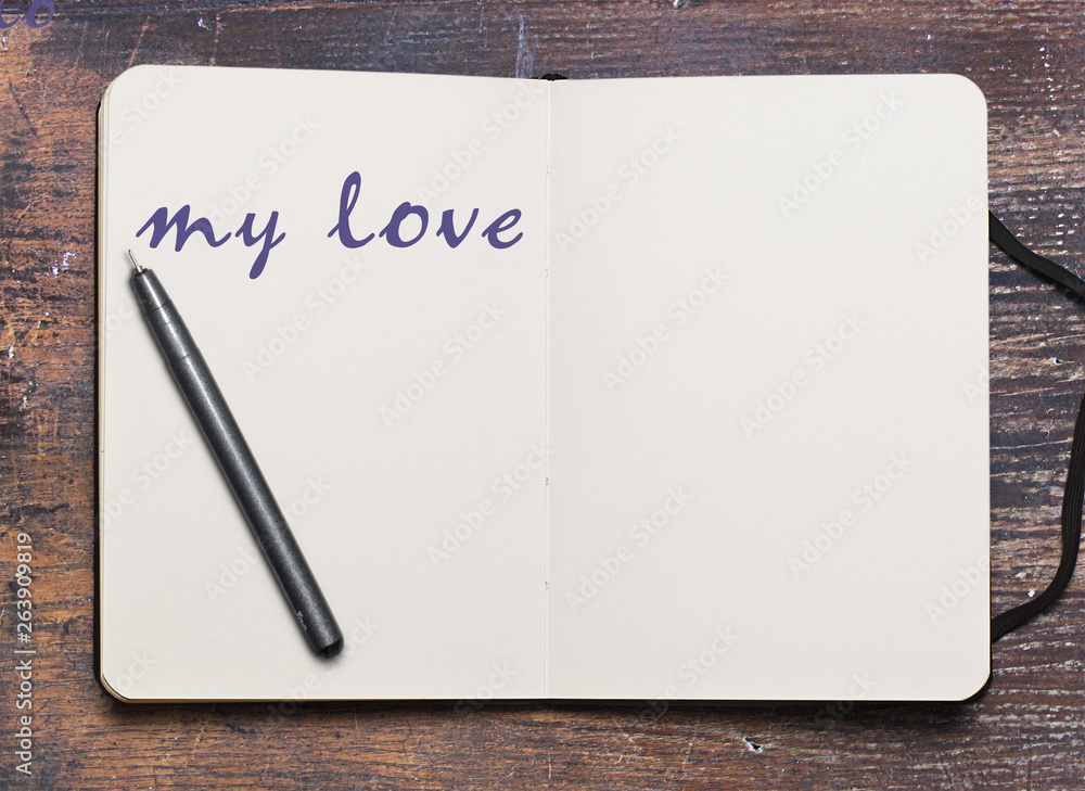 notebook and pen on white background notebook and pen on white background