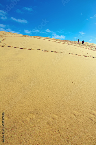 Le Dune du Pilat in France, the highest sand dunes in Europe.