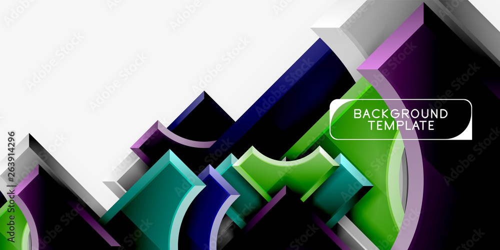 Geometric shapes abstract background Geometric shapes abstract background