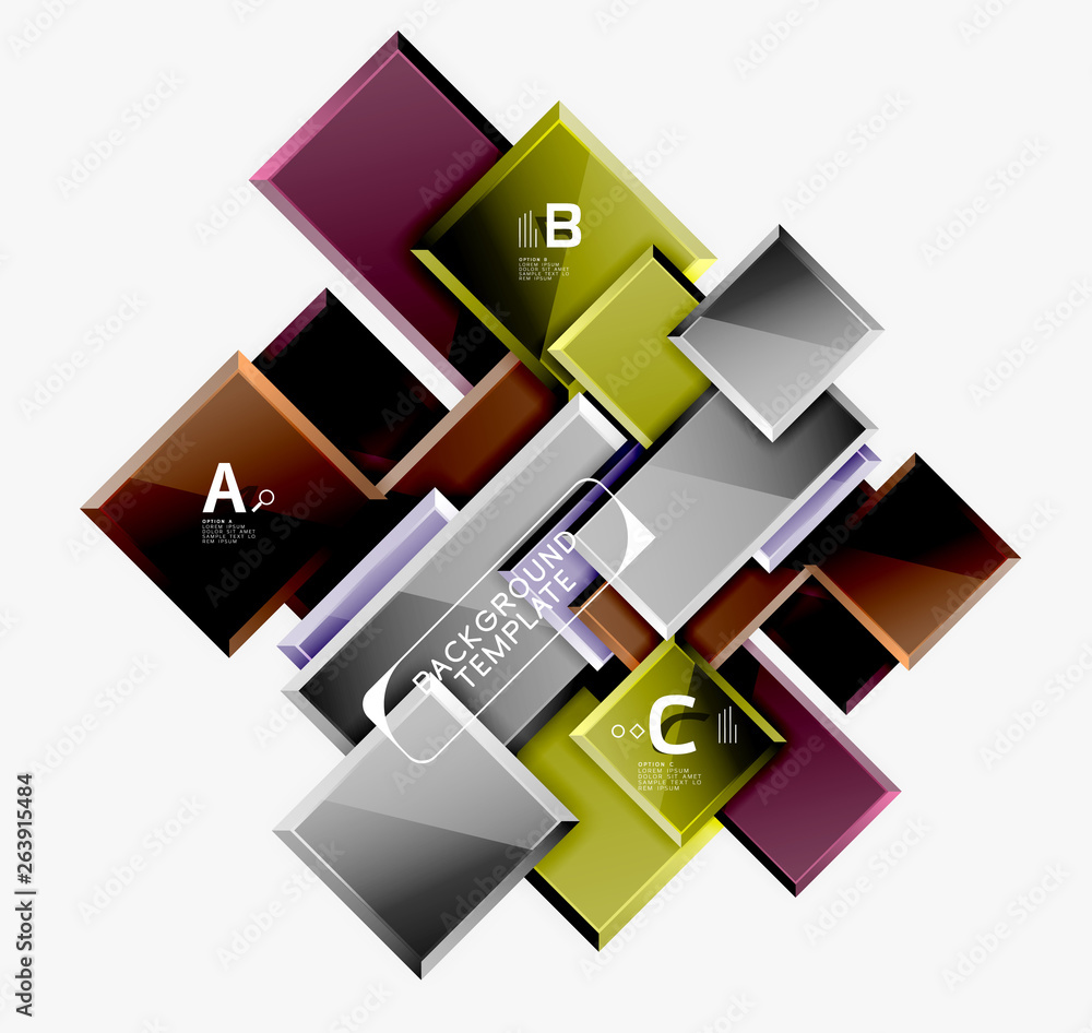 Square geometric composition Square geometric composition