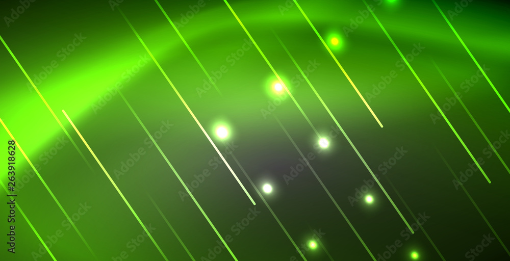 Neon glowing lines, magic energy space light concept, abstract background wallpaper design Neon glowing lines, magic energy space light concept, abstract background wallpaper design