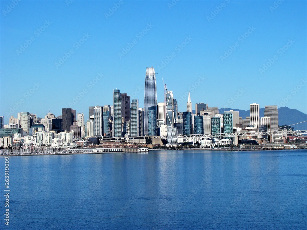 San Francisco skyline. 
