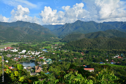 Panorama Mae Hong Son Thaïlande