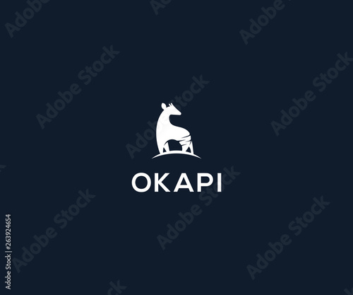 okapi logo design template
