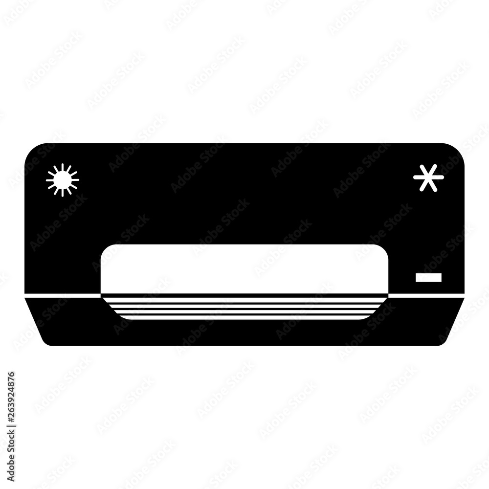 Air cooler icon. Simple illustration of air cooler vector icon for web design isolated on white background