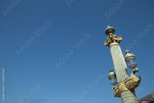 Obraz na płótnie Place de la concorde in paris w salonie