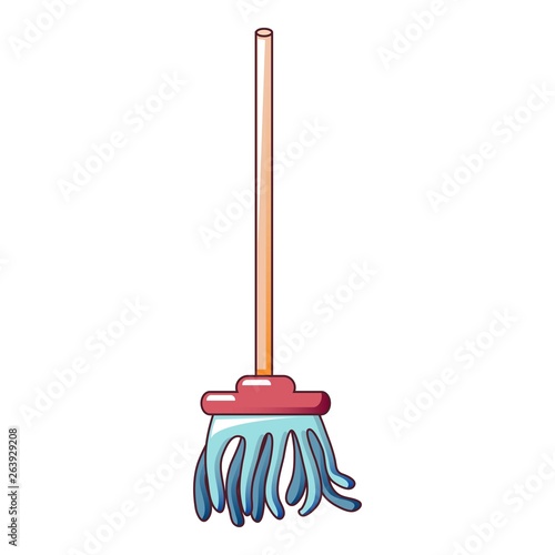 Mop icon. Cartoon of mop vector icon for web design isolated on white background