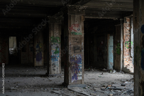  Ruined hospital hall
