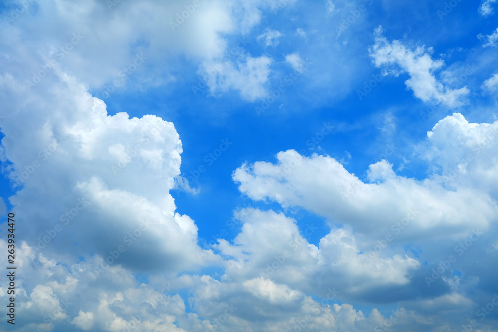 White Clouds with Beautiful Blue Sky Background. White Clouds with Beautiful Blue Sky Background.