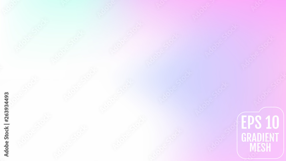 Abstract blurred gradient mesh background with light. Nature backdrop.  Ecology concept for your graphic design, banner or poster. Vector illustration. 