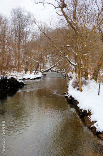 Rock Creek in Winter looking downstream