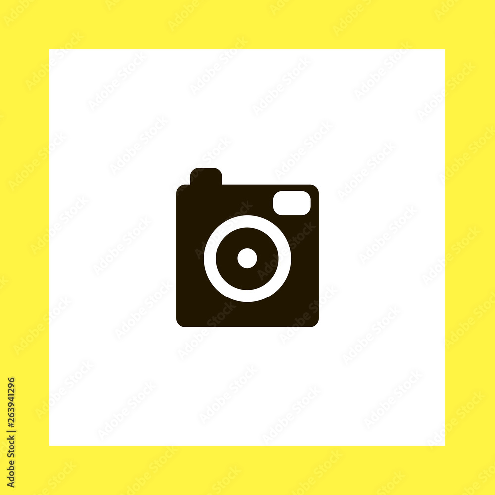 photo camera vector icon. flat design photo camera vector icon. flat design