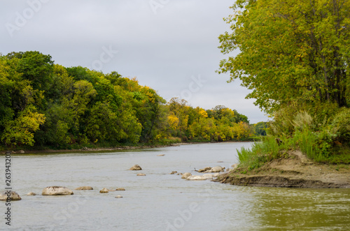 Assiniboine River in Autumn, Winnipeg