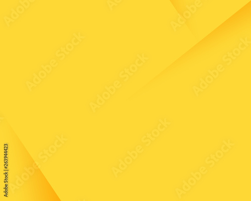 Yellow abstract paper style minimal vector background
